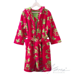 Детски халат за баня - Жабка